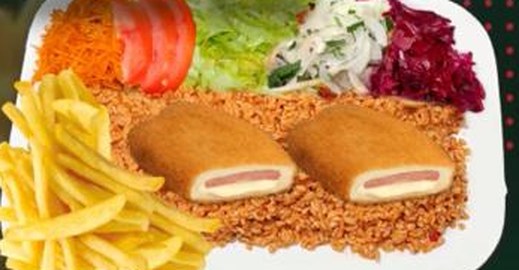 Assiette cordon bleu